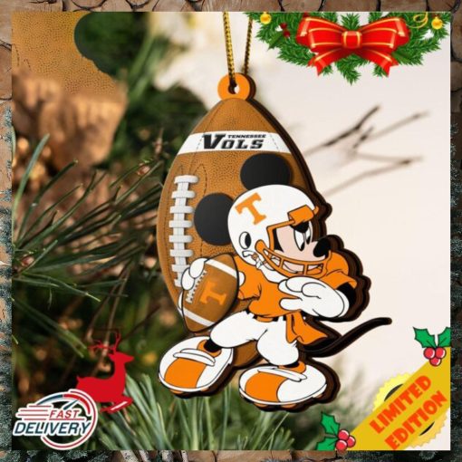 NCAA Tennessee Volunteers Mickey Mouse Christmas Ornament 2023 Christmas Tree Decorations