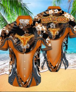 NCAA Texas Longhorns Hawaiian Shirt Aloha Shirt Gift For Beach Vacation