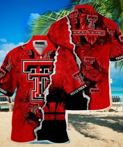 NCAA Texas Tech Red Raiders Hawaiian Shirt Custom Name Beach Gift For Him shirt