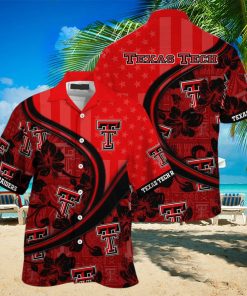 NCAA Texas Tech Red Raiders Hawaiian Shirt Custom Name Beach Vacation Gift shirt