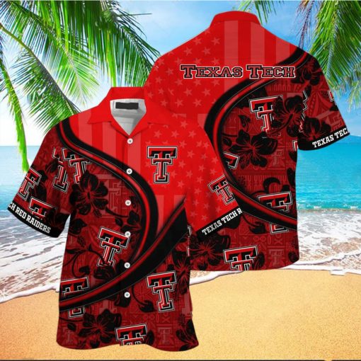 NCAA Texas Tech Red Raiders Hawaiian Shirt Custom Name Summer Gift For Friend