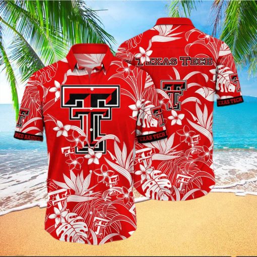 NCAA Texas Tech Red Raiders Hawaiian Shirt Gift For Beach Lovers