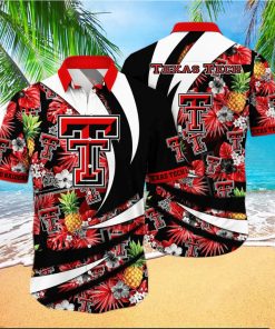 NCAA Texas Tech Red Raiders Hawaiian Shirt Pineapple Pattern Summer Vacation Gift