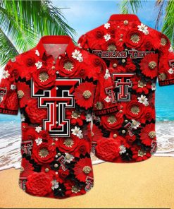 NCAA Texas Tech Red Raiders Hawaiian Shirt Summer Beach Gift