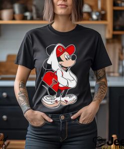 NCAA Texas Tech Red Raiders X Disney Mickey Mouse cartoon shirt