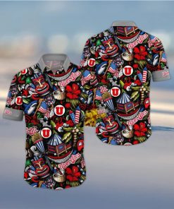 NCAA Utah Utes Flower Hawaii Shirt Summer Vibes For FootBall Fans