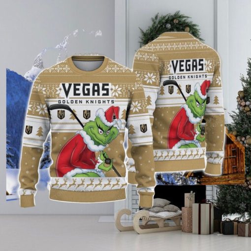 NCAA Vegas Golden Knights Football Fans Sweater Grinch Ugly Sweater Christmas Xmas Gift