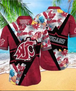 NCAA Washington State Cougars Hawaiian Shirt Aloha Shirt Best Beach