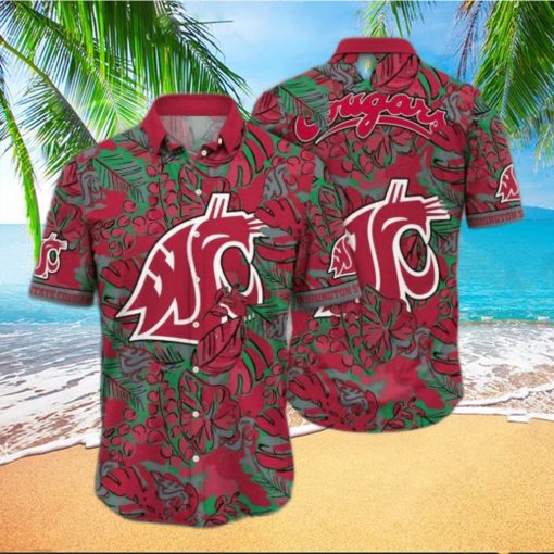 NCAA Washington State Cougars Hawaiian Shirt Aloha Shirt Summer Gift For ideas