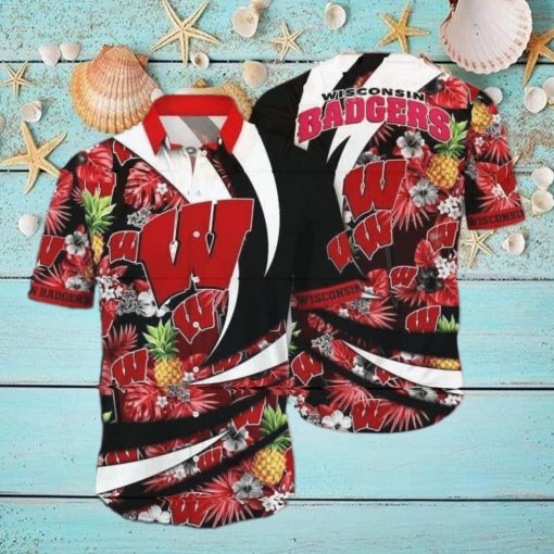 NCAA Wisconsin Badgers Hawaiian Shirt