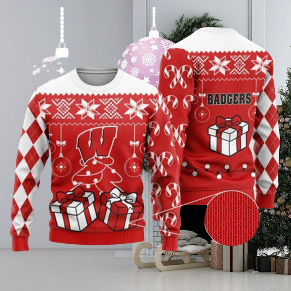 Wisconsin badgers shop ugly sweater