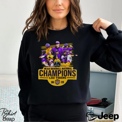 NCAA baseball national Champions 2023 LSU Tigers Team Players shirt