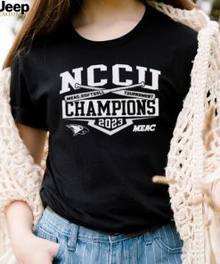 NCCU 2023 MEAC Softball Tournament Champions Shirt