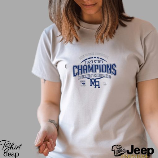 NCHSAA 1A Football 2023 State Champions Mount Airy Granite Bears Shirt