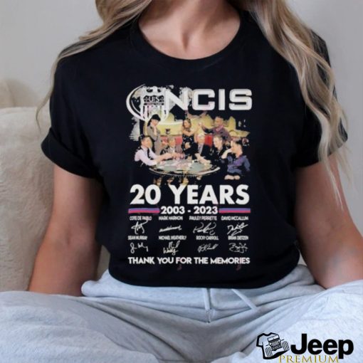 NCIS 20 Years Of 2003 – 2023 Thank You For The Memories T Shirt