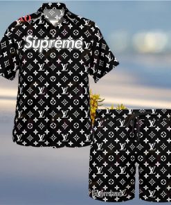 NEW Louis Vuitton Mix Supreme Hawaiian Shirt & Beach Shorts