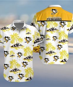 NEW Pittsburgh Penguins NHL palm tree Hawaiian Shirt