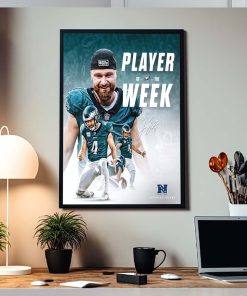 NFC Philadelphia Eagles Jake Elliott Player Of The Week Home Decor Poster Canvas