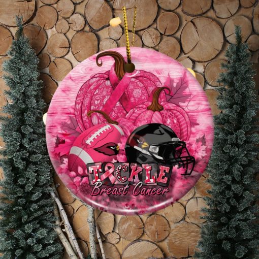 NFL Arizona Cardinals Breast Cancer And Sport Team Ceramic Ornament