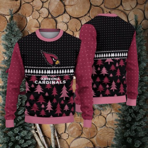 NFL Arizona Cardinals Christmas Pattern Sport Christmas Ugly Sweater 3D