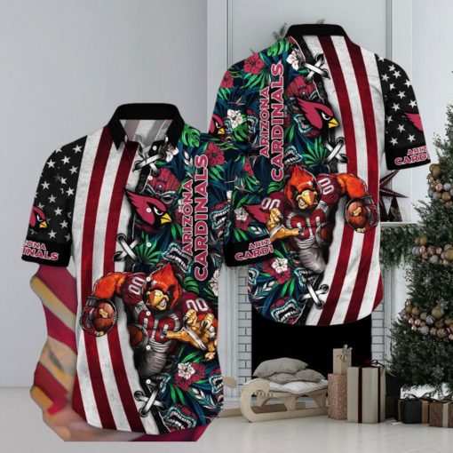 NFL Arizona Cardinals Hawaii Shirt Mascot Aloha Summer Shirt