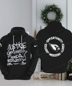 NFL Arizona Cardinals Justice Opportunity Equity Freedom Hoodie