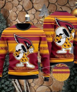 NFL Arizona Cardinals Snoopy Celebrates His Victory Ugly Christmas Sweater