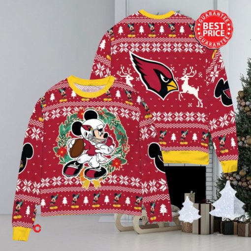 NFL Arizona Cardinals x Mickey Mouse Christ Ugly Sweater