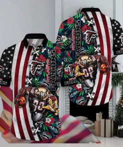 NFL Atlanta Falcons Hawaii Shirt Mascot Aloha Summer Shirt