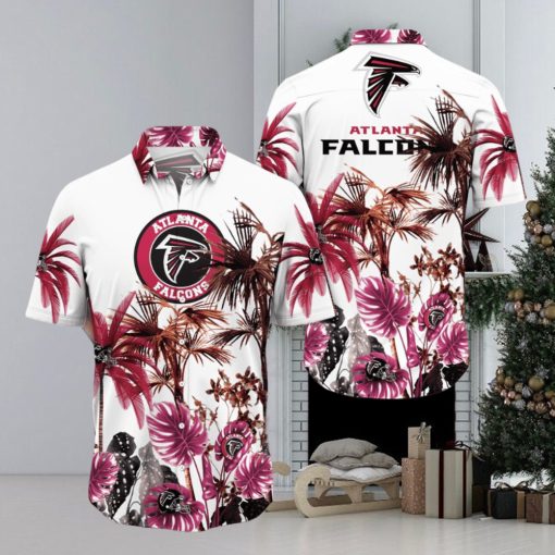NFL Atlanta Falcons Hawaii Shirt Palm Tree Aloha Shirt For Fans