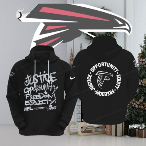 NFL Atlanta Falcons Justice Opportunity Equity Freedom Hoodie