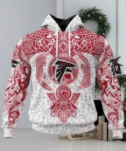 NFL Atlanta Falcons Norse Viking Symbols 3D Hoodie