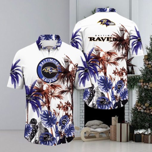 NFL Baltimore Ravens Hawaii Shirt Palm Tree Aloha Shirt For Fans
