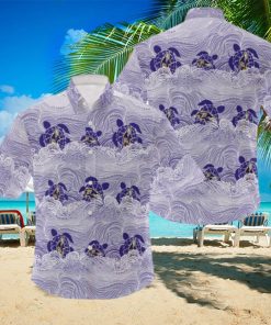 NFL Baltimore Ravens Hawaiian Shirt Holiday Pattern Logo Gift For Men And Women Fans