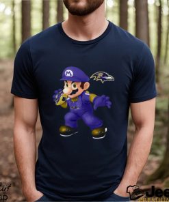 NFL Baltimore Ravens T Shirt Print Mario Nfl Tshirt Mario For Fans