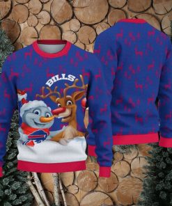 NFL Buffalo Bills Christmas Reindeer Sport Christmas Ugly Sweater 3D