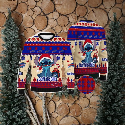 NFL Buffalo Bills Cute Stitch Christmas Gift Ugly Christmas Sweater