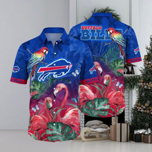 NFL Buffalo Bills Hawaii Shirt Flamingo And Flower Aloha Shirt