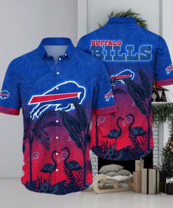 NFL Buffalo Bills Hawaii Shirt Flamingo And Flower Funny Aloha Shirt