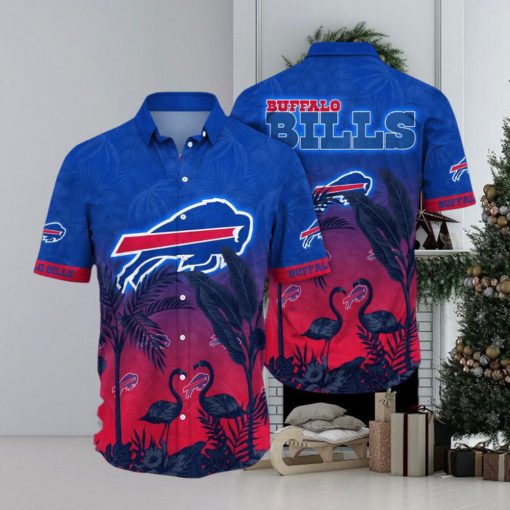 NFL Buffalo Bills Hawaii Shirt Flamingo And Flower Funny Aloha Shirt