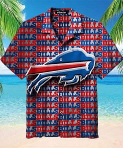 NFL Buffalo Bills Hawaiian Shirt Aloha Shirt Letter Print