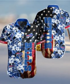 NFL Buffalo Bills Hawaiian Shirt Flag Flower Best Gift