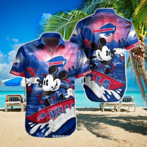 NFL Buffalo Bills Hawaiian Shirt Mickey Summer QHY LwM8o