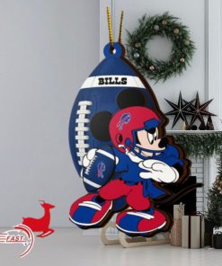NFL Buffalo Bills Mickey Mouse Christmas Ornament 2023 Christmas Tree Decorations