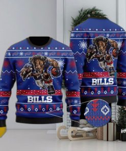 NFL Buffalo Bills Overcoat Knitted Xmas Sweater For Men Women