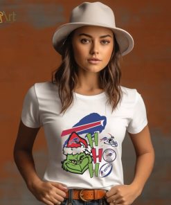 NFL Buffalo Bills football Grinch ho ho ho helmet logo shirt