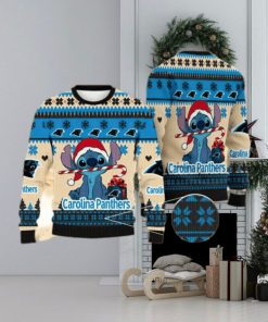 NFL Carolina Panthers Christmas All Over Print Family Knitted Sweater For Men And Women