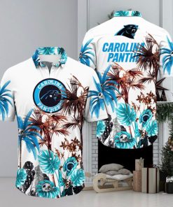 NFL Carolina Panthers Hawaii Shirt Palm Tree Aloha Shirt For Fans