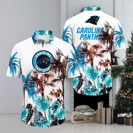 NFL Carolina Panthers Hawaii Shirt Palm Tree Aloha Shirt For Fans