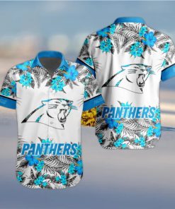 NFL Carolina Panthers Hawaiian Shirt Special Floral Tropical Team Spirit